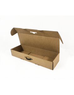 Caja marrón para 1 jamón...