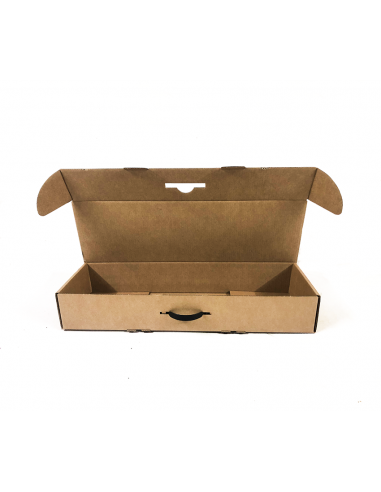 Caja marrón para 1 jamón...