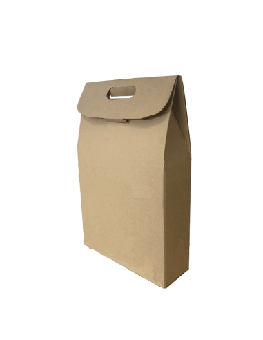 Caja 3 botellas de vino marrón...