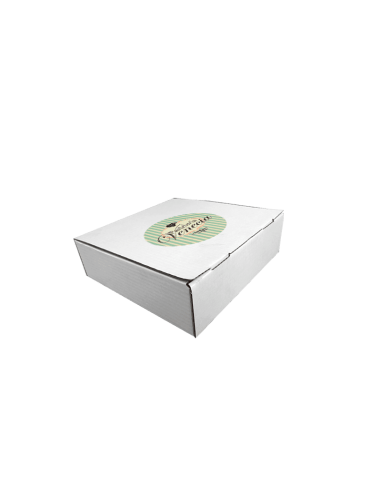 Caja para tartas 27x26x7'5cm blanco