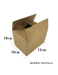 Caja de solapas 15x10x10cm... 2