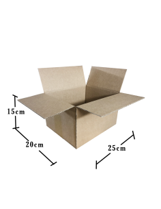 Caja de solapas 25x20x15cm... 2