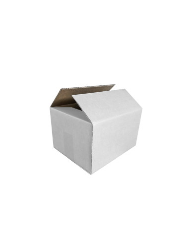 Caja de solapas 33,5x25x22cm blanca...