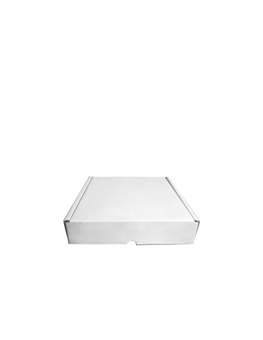 Caja automontable 25,5x25,5x5,5cm blanca