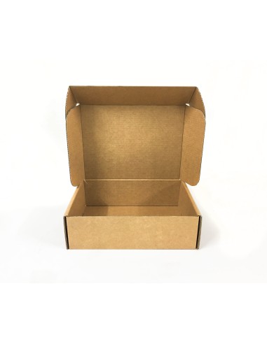 Caja automontable 41x27x9cm marrón